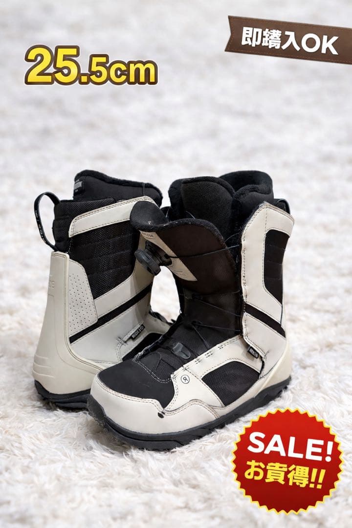 ANTHEM スノーボードブーツ 25.5cm ホワイト/ブラック