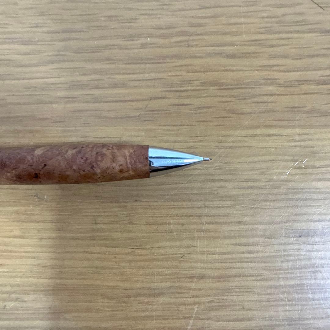 木製ブラウンシャープペンシル 工房楔こぶか