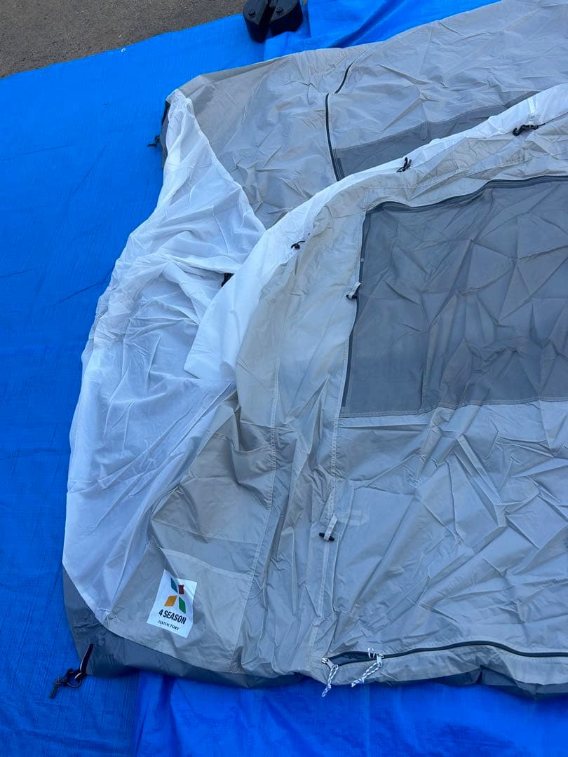 【美品】テントファクトリー 4シーズン トンネル2ルームテント