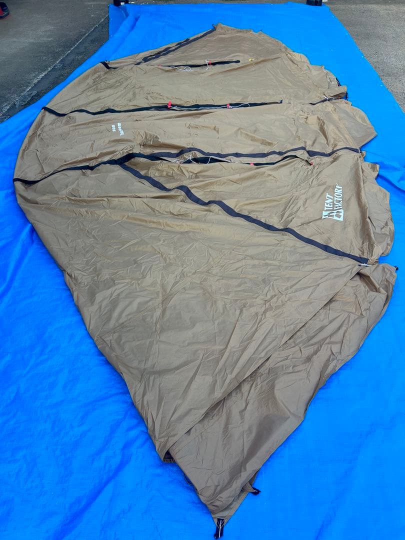 【美品】テントファクトリー 4シーズン トンネル2ルームテント