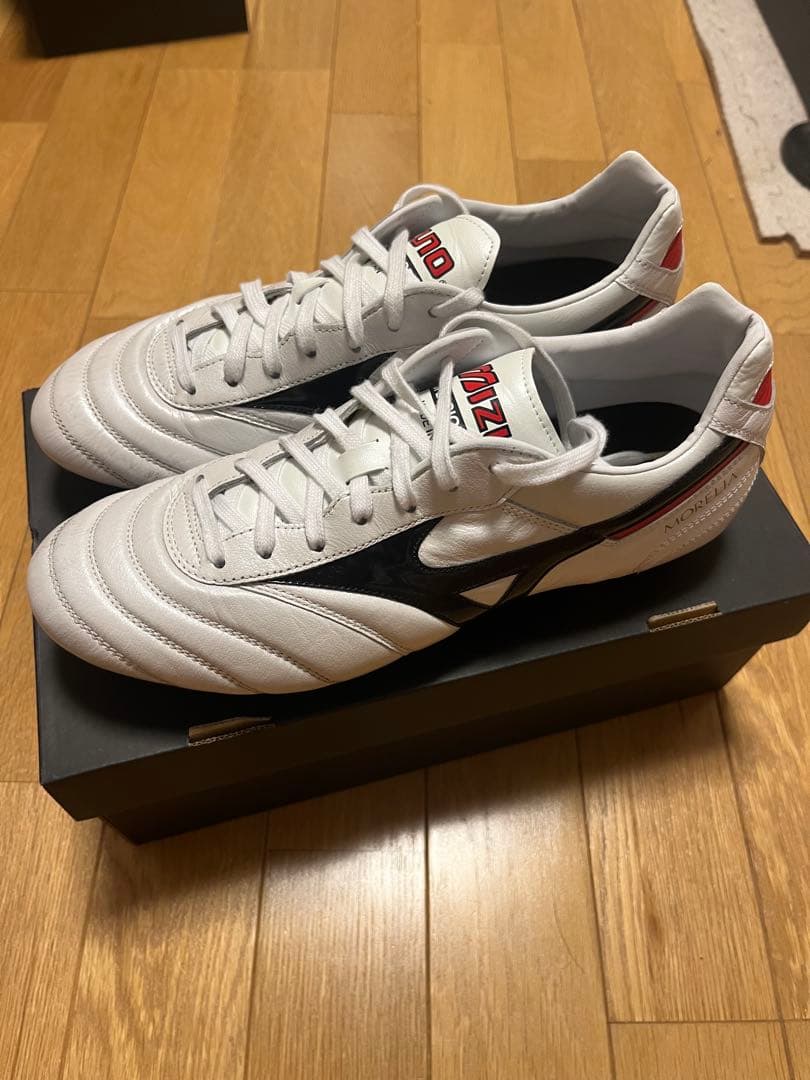 MIZUNO モレリア2japan サッカースパイク　ホワイト/ブラック26cm