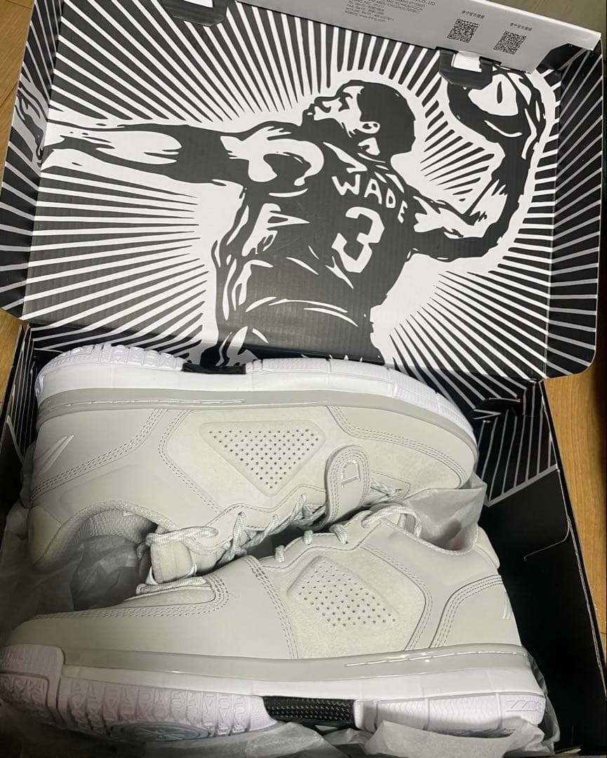 新品LIーNING WOW 1 リーニン　Dloグレー　US9.5