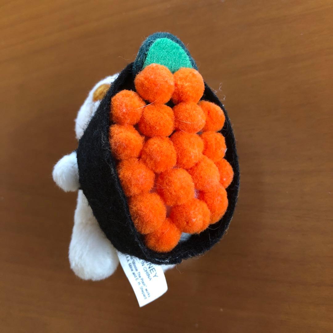 ぬいぐるみキーホルダー　くまのプーさん（お寿司）【５個セット】