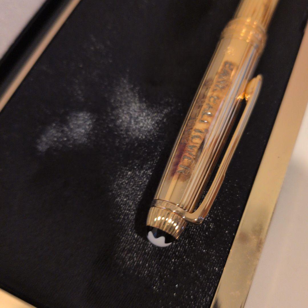 MONTBLANC ゴールド ボールペン 本体　未使用　おまけ付き　A1