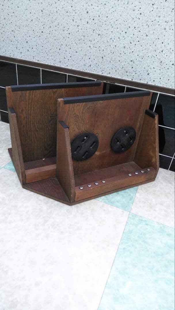 スノーボードディスプレイスタンドラック２本用カラーウィールナット　ハンドメイド