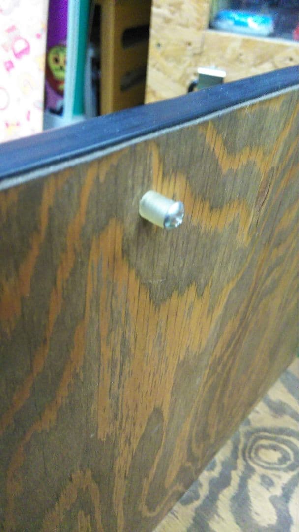 スノーボードディスプレイスタンドラック２本用カラーウィールナット　ハンドメイド