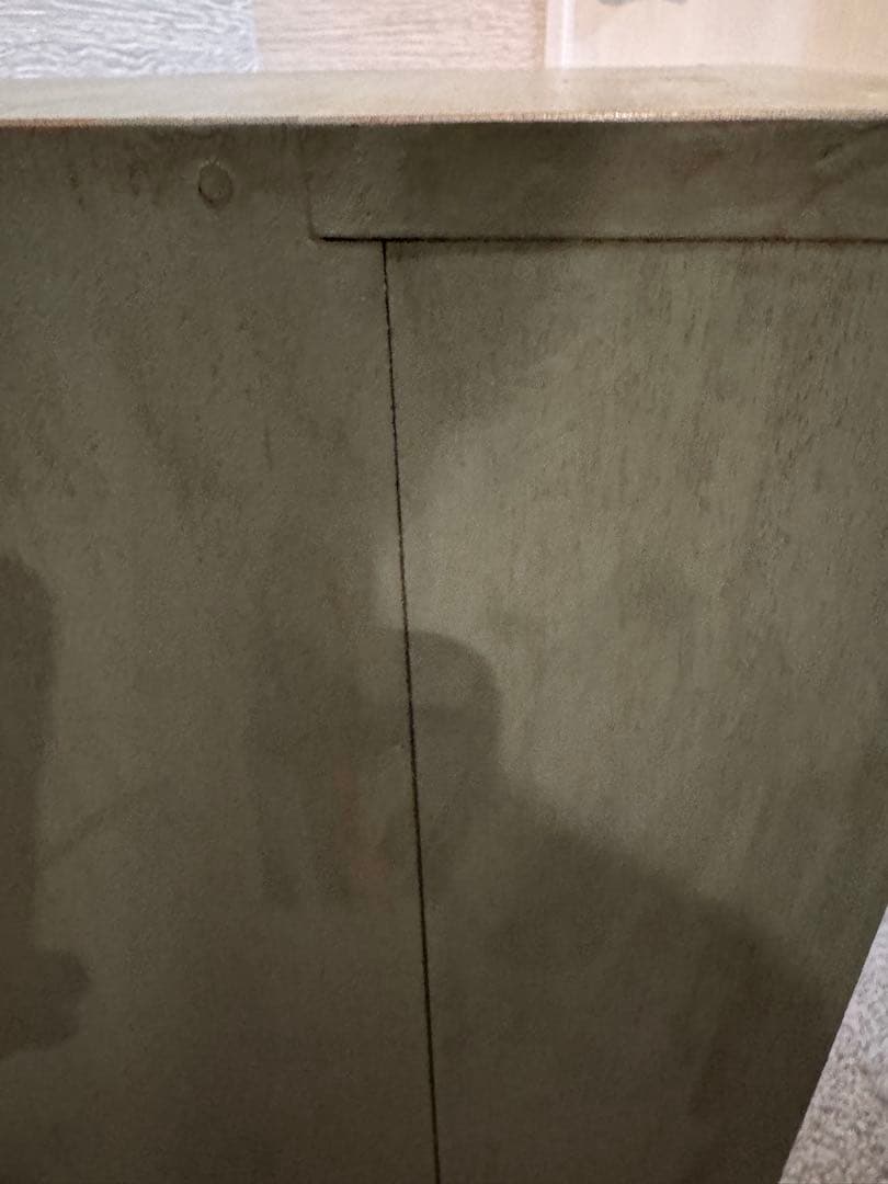 ビンテージ グリーン収納ボックス 木製10段引き出し レターケース 工具棚