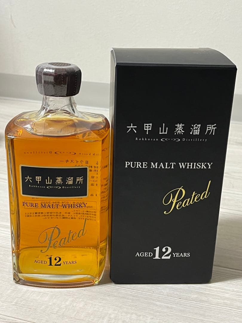六甲山蒸留所 ピュアモルトウイスキー 12年　ピーテッド　12年　セット販売