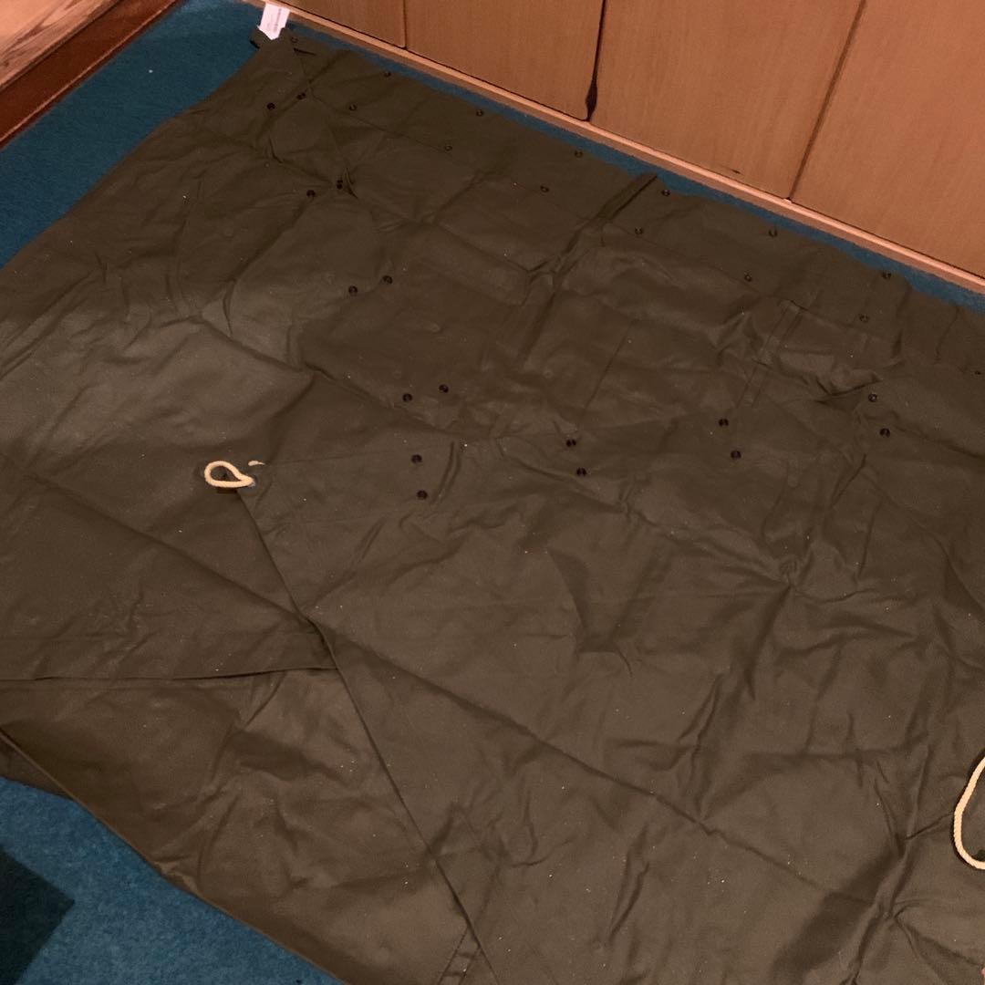 新品未使用 デッドストックUS パップテント 米軍シェルターシート 2枚セット