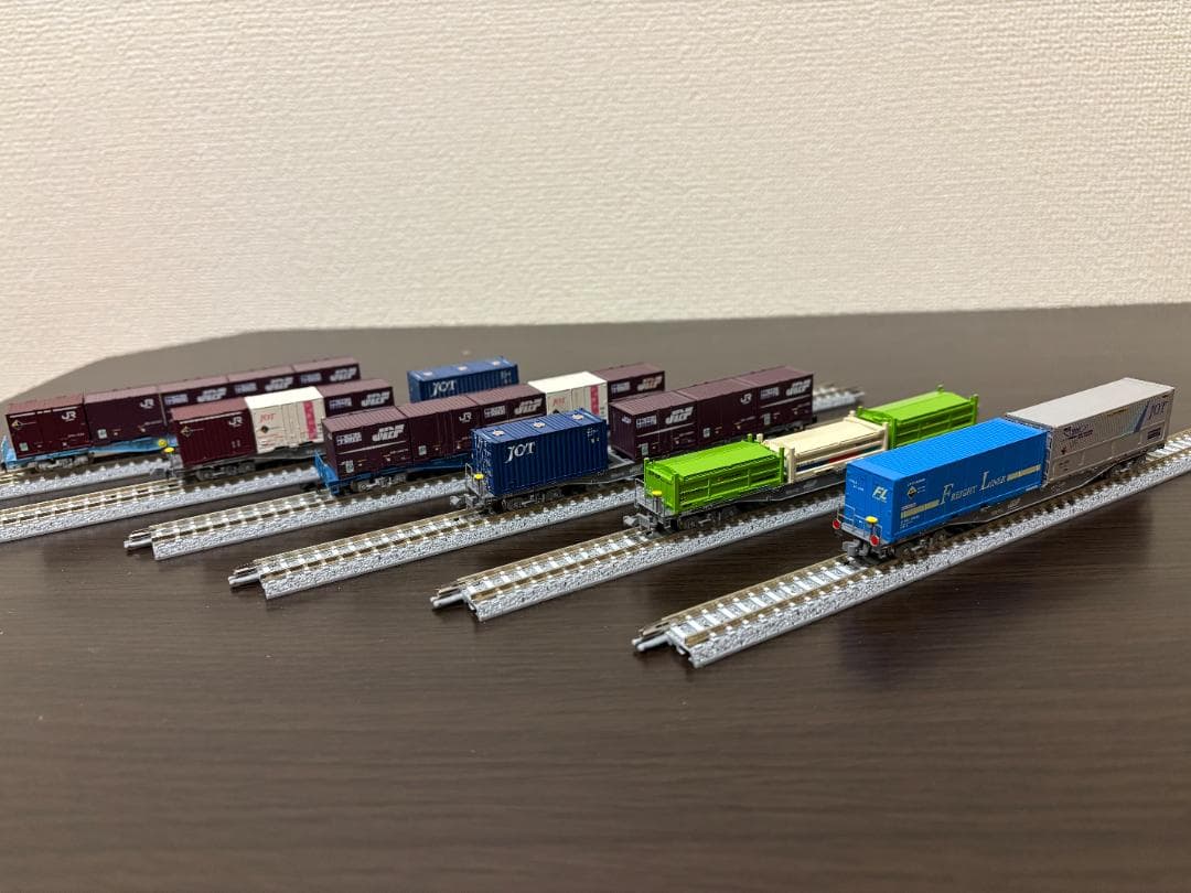 nゲージ　コキ106 107 16両コンテナフル積載まとめセット
