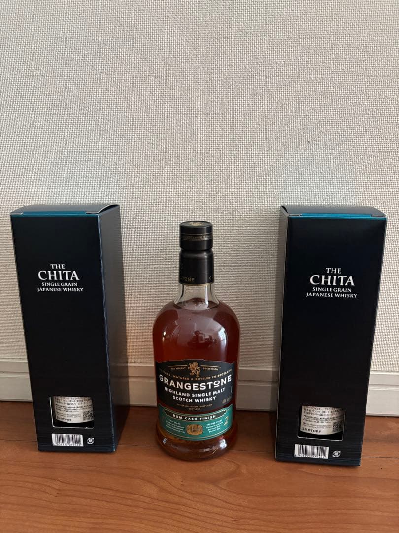 知多 700ml 箱アリ2本 & グレンジストン 750ml 1本