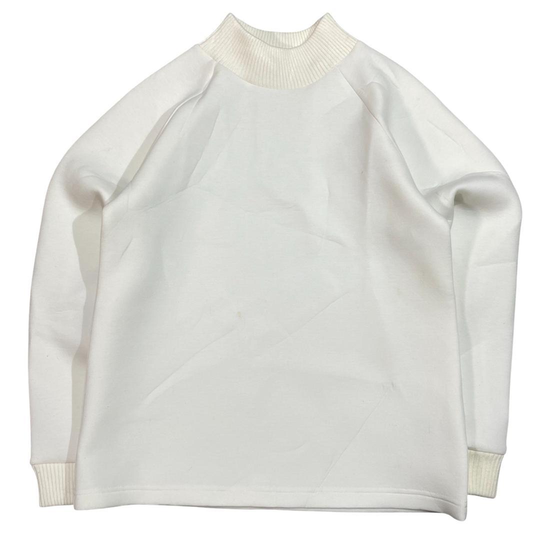 MUTA ムータ マリン ダンボールニット モックネック シャツ F ホワイト