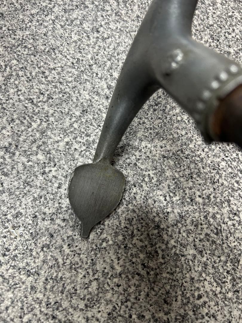 戦傷奉公杖？　骨董品　アンティーク　杖　鉄製