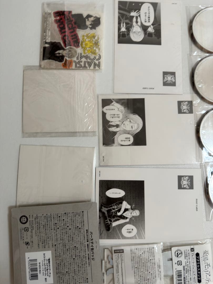 憂国のモリアーティ　アルベド　ウィリアム　ルイス　缶バッジ　アクスタ　コースター