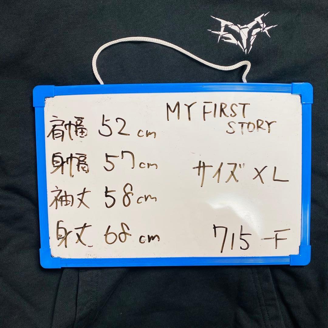 MY FIRST STORY GLAB（XL）長袖パーカー マイファス ブラック