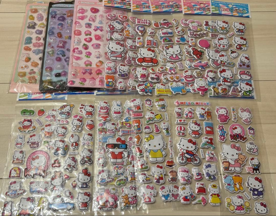 新品　ボンボンドロップシール　サンリオ　うるちゅる　正規品　84枚セット　,