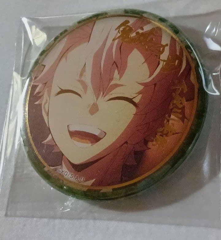 鬼滅の刃　不死川実弥　刀鍛冶の里編　絵巻カフェ　終ノ巻　箔押し 缶バッジ ②