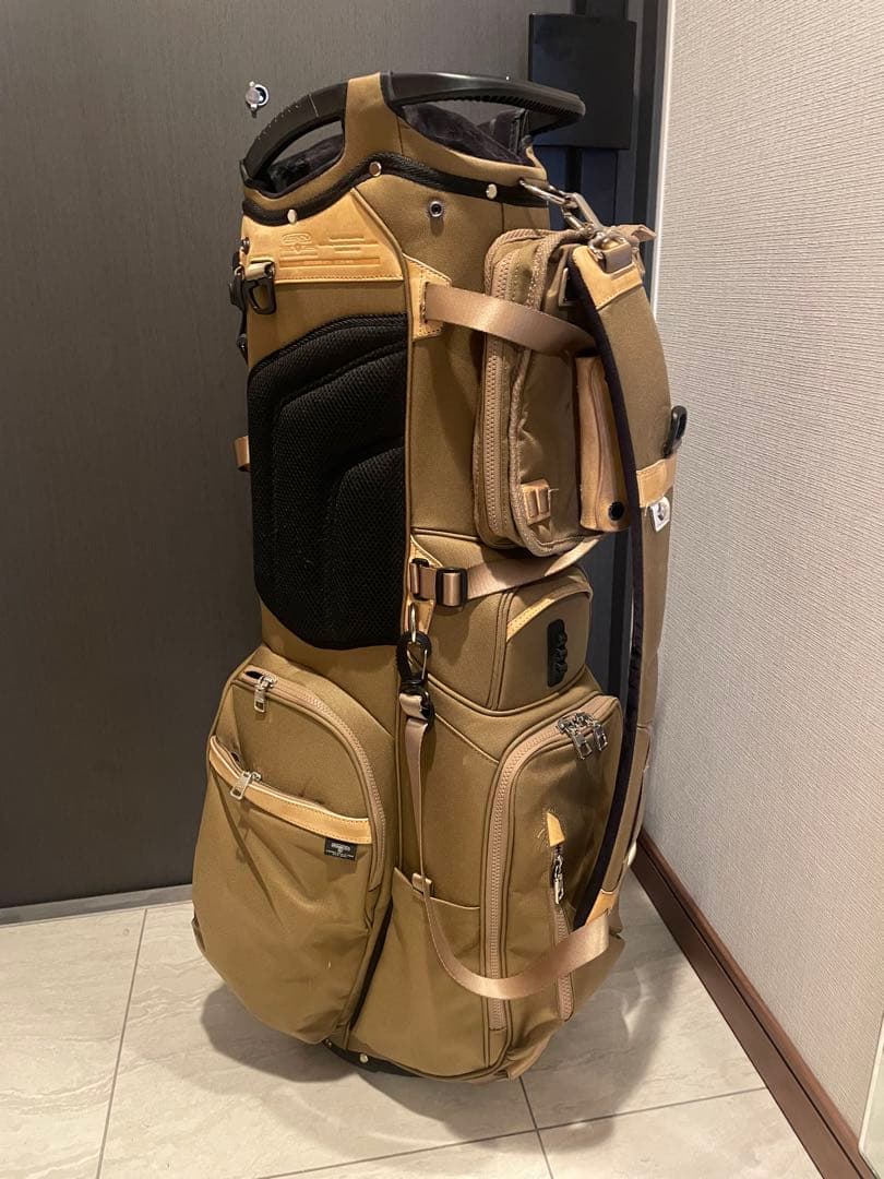 アッソブ　バリスティックスタンドキャディバッグ　KHAKI