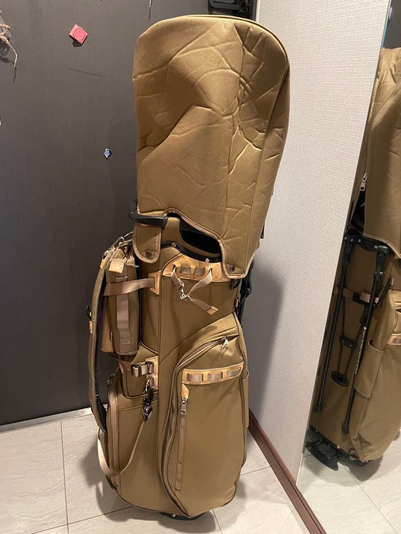アッソブ　バリスティックスタンドキャディバッグ　KHAKI