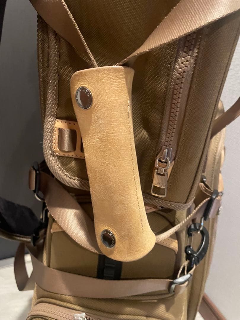 アッソブ　バリスティックスタンドキャディバッグ　KHAKI