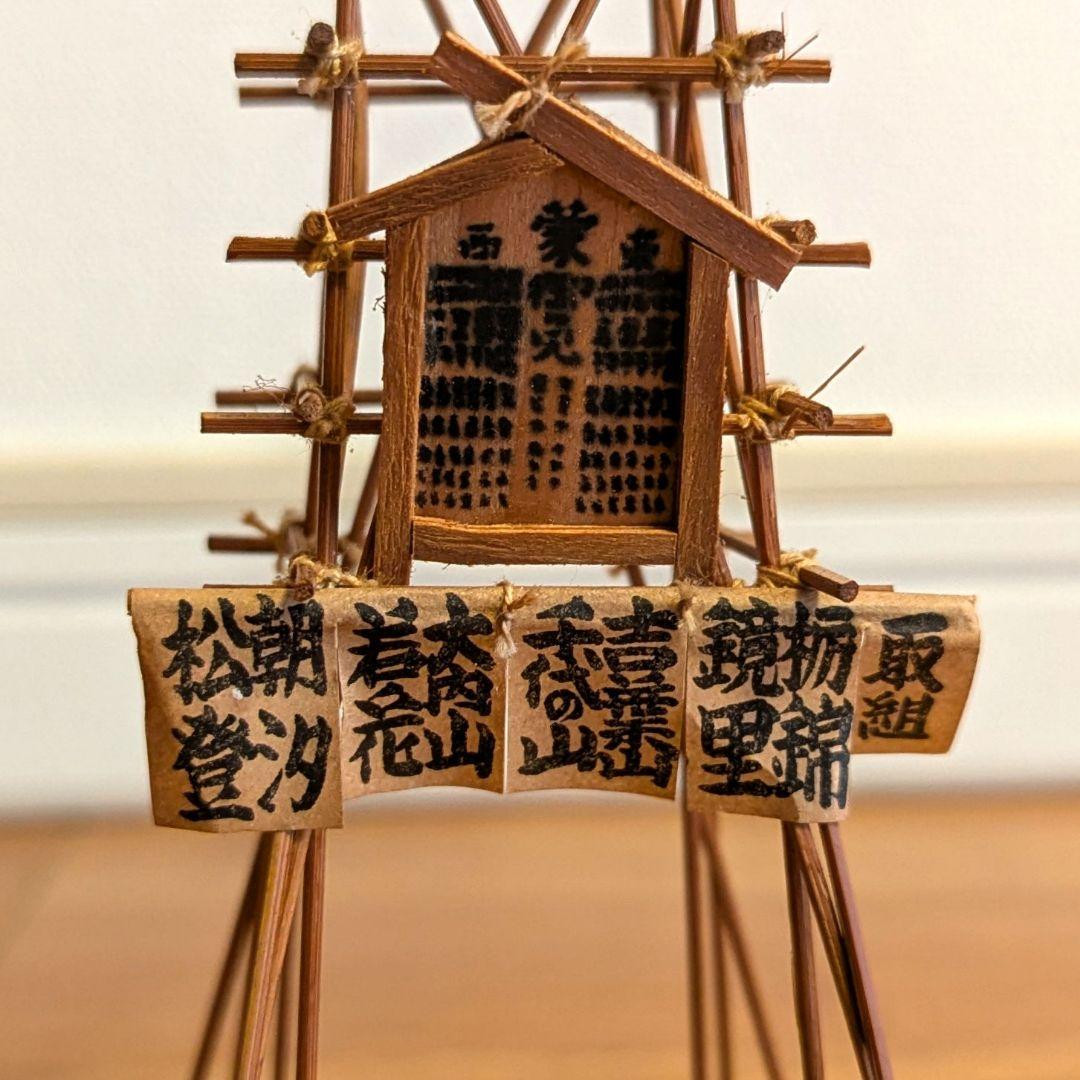 昭和30年？相撲櫓模型