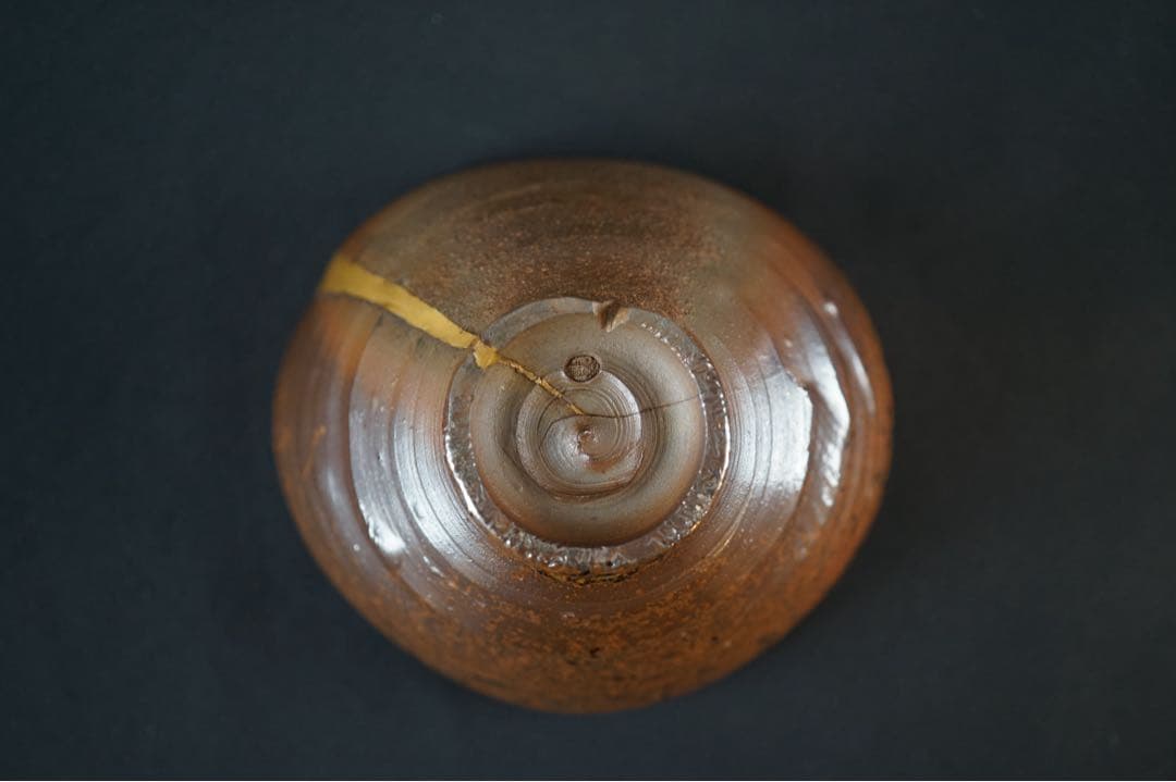 常滑の名工 滝田椿渓 真焼 茶碗 共箱 茶道具