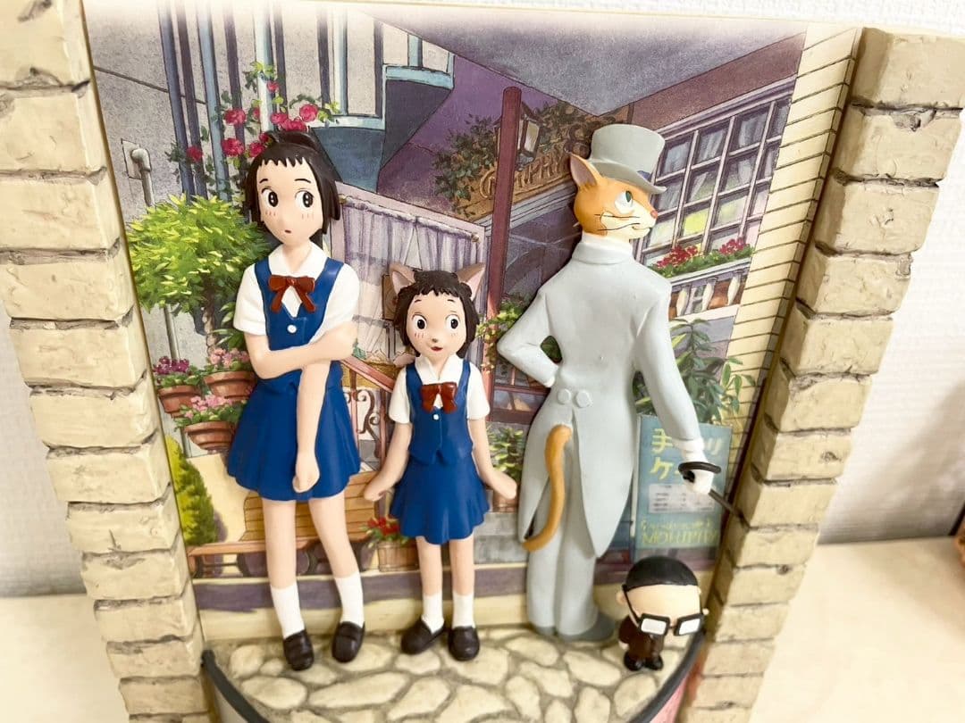 激レア　非売品　スタジオジブリ　卓上ディスプレイフィギュア 　猫の恩返し