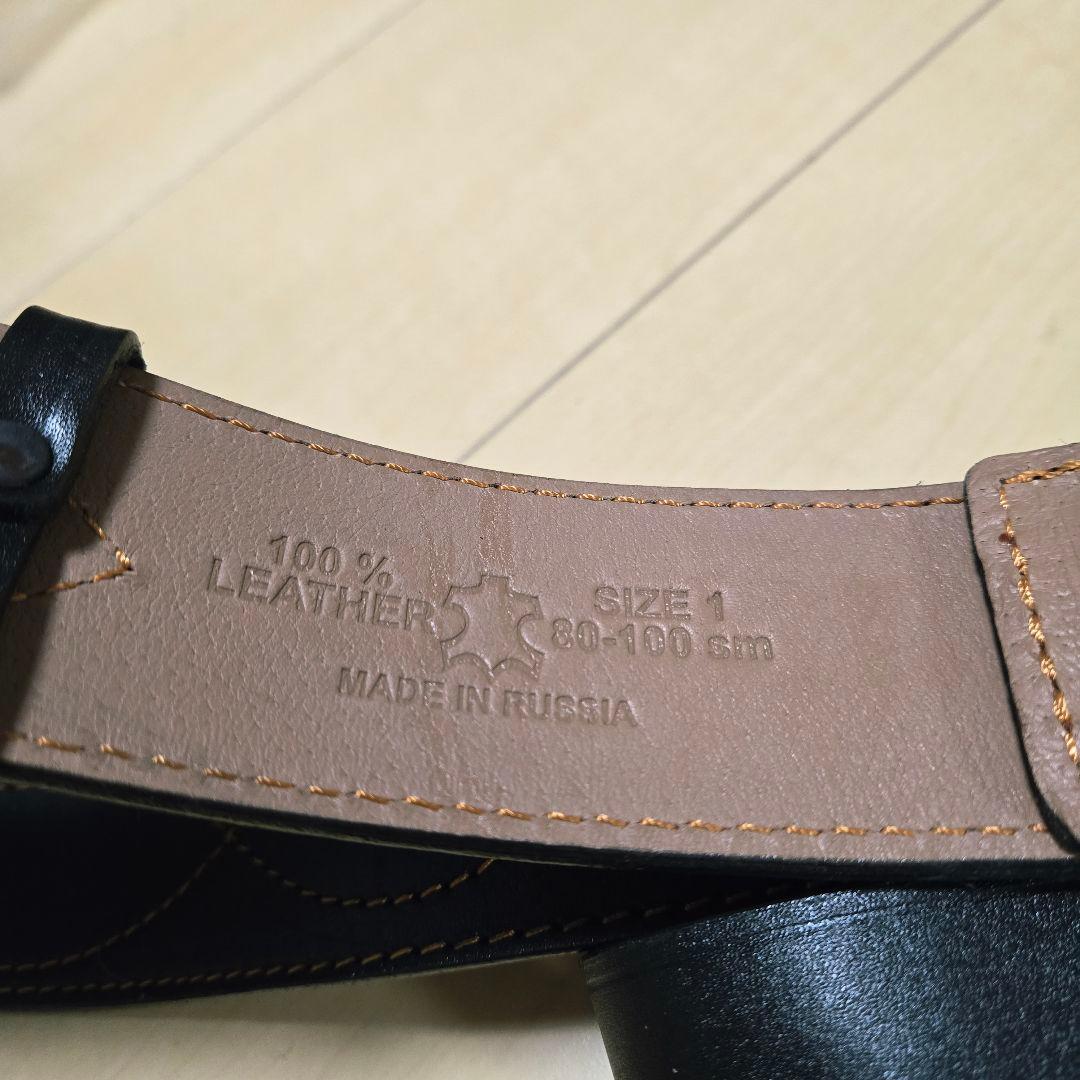 ロシア軍 stich profi製 ブロンズ 100%革ベルト サイズ1