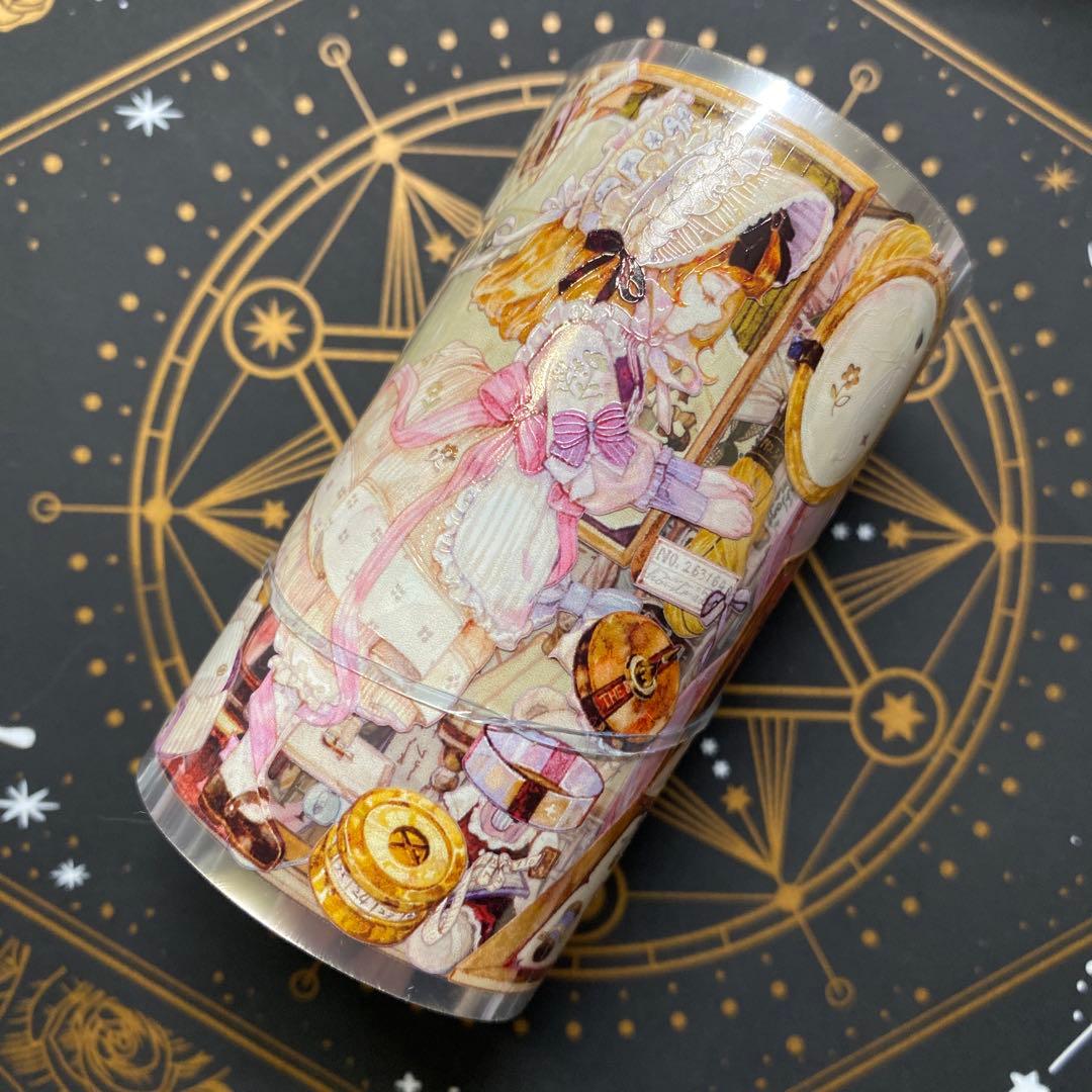 【9000】海外　マステ　中古巻　PETマスキングテープ　重油　装飾系