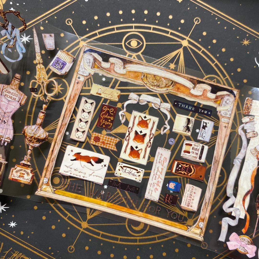 【9000】海外　マステ　中古巻　PETマスキングテープ　重油　装飾系