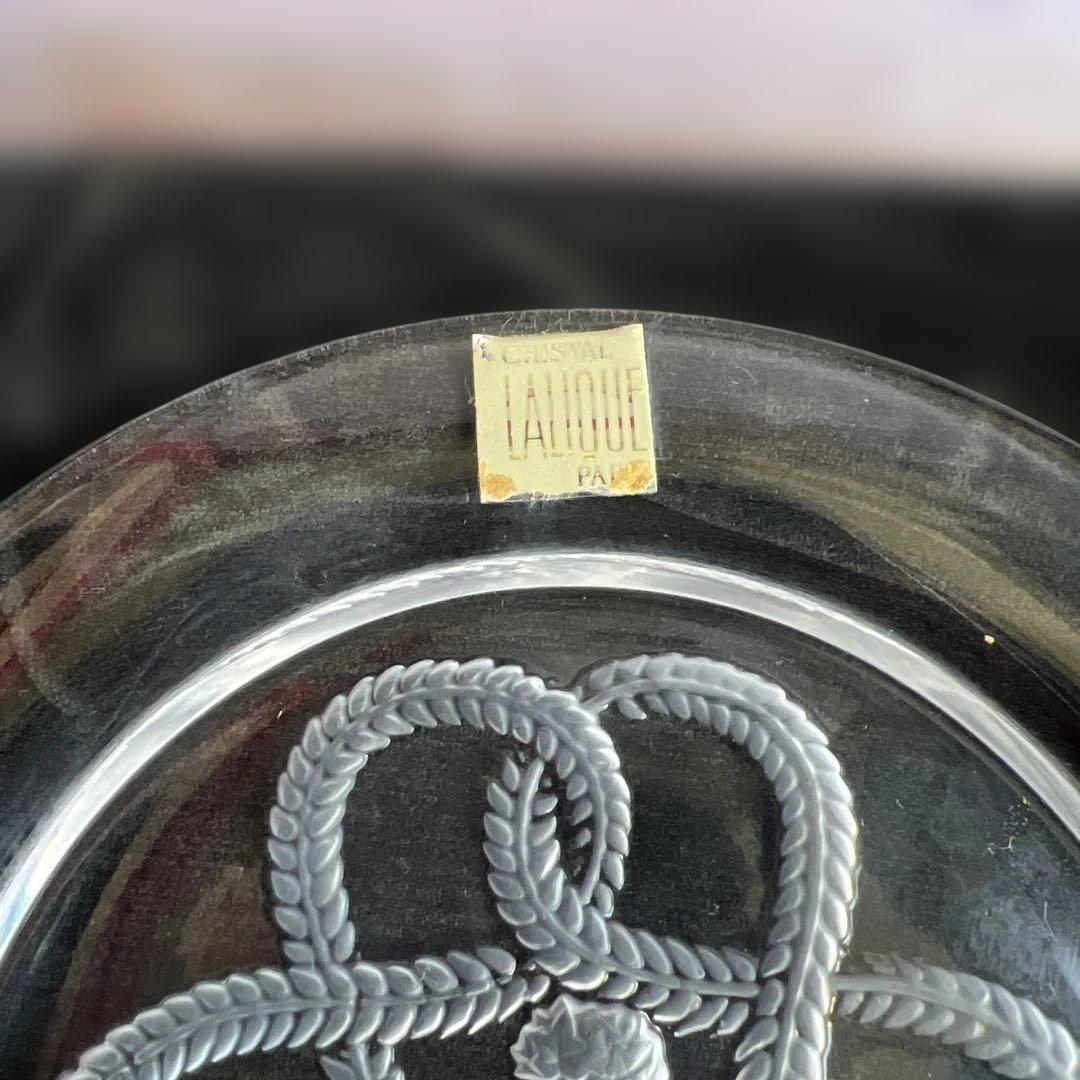 ルネ・ラリック　クリスタルガラス　お皿　3/6