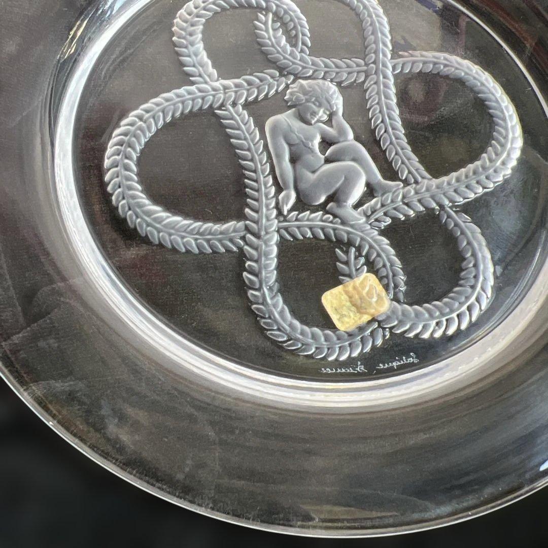 ルネ・ラリック　クリスタルガラス　お皿　3/6