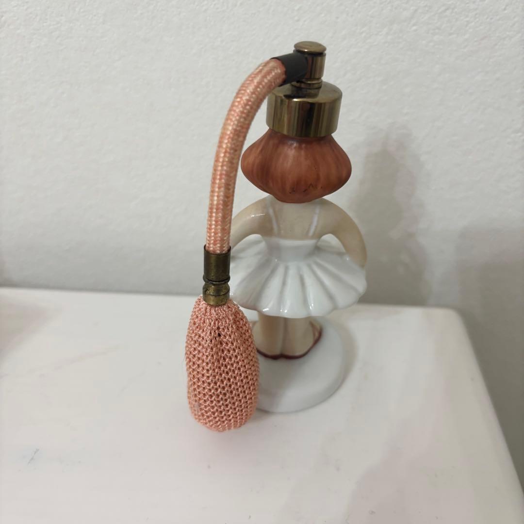 【美品】SWIMMER 陶器 香水瓶 アトマイザー バレリーナ パフューム