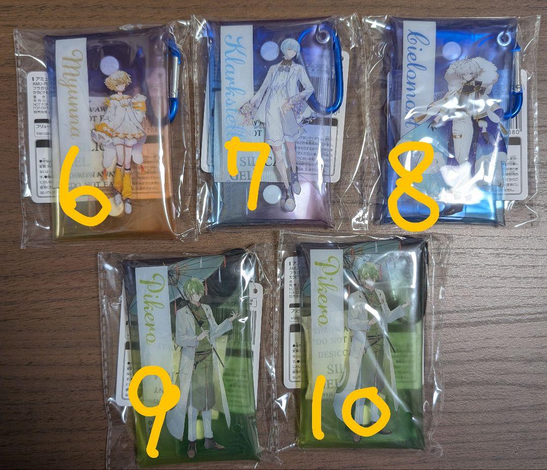 フラガリアメモリーズ カラビナ付き クリアケース 小物入れ