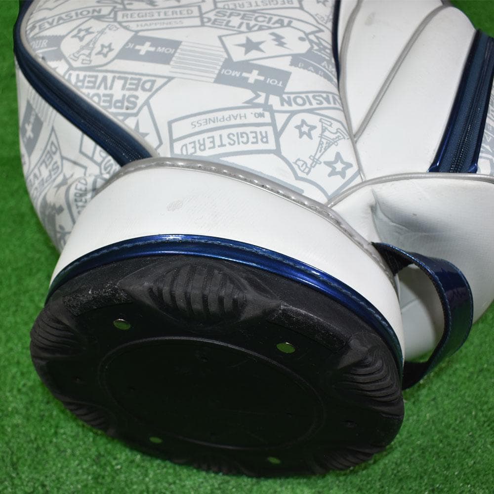 S*a様 カステルバジャック ゴルフ キャディバッグ【ホワイト】中古/訳あり品！