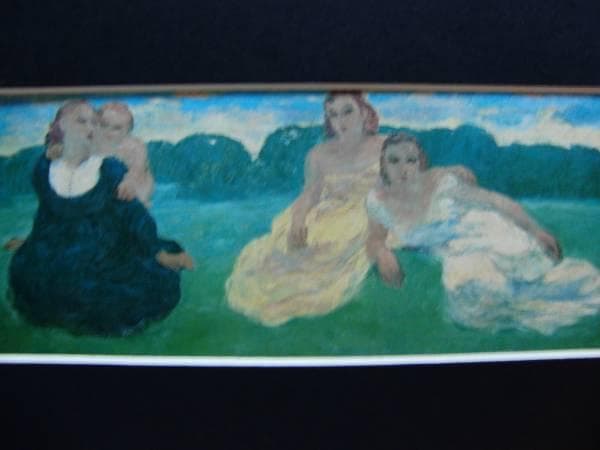 伊藤　清永、春 小、希少画集画、新品額装付