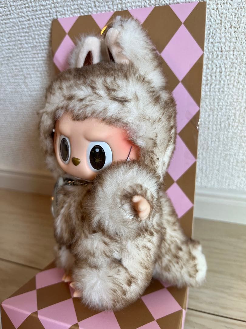 【海外限定】ZIMOMO LABUBU ラブブ ケーキ ブラウン