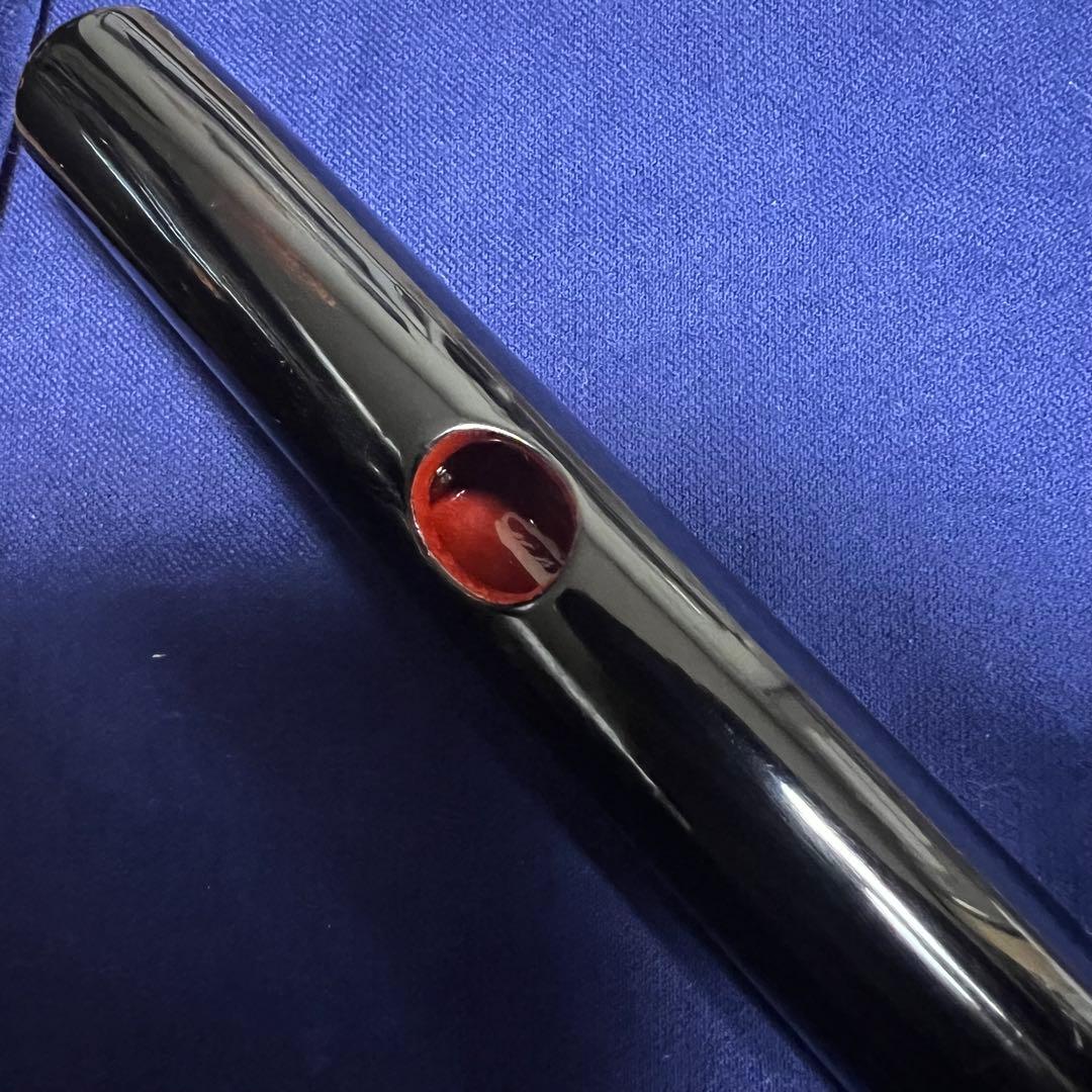 篠笛丸山 3本調子 唄物 黒漆塗 笛袋付