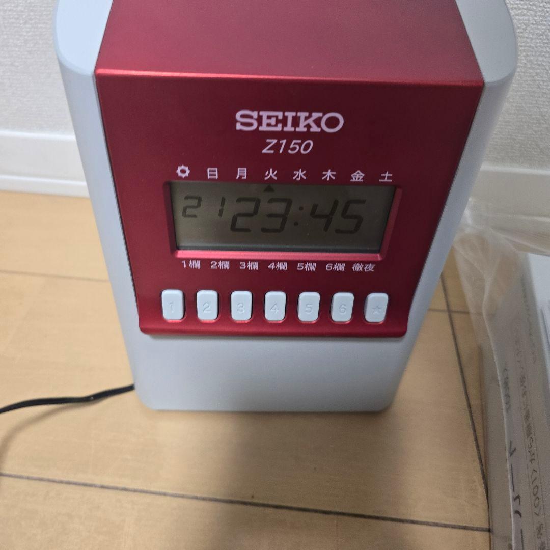 「美品」SEIKO Z150 デジタルタイマー 赤ほぼ新品です！