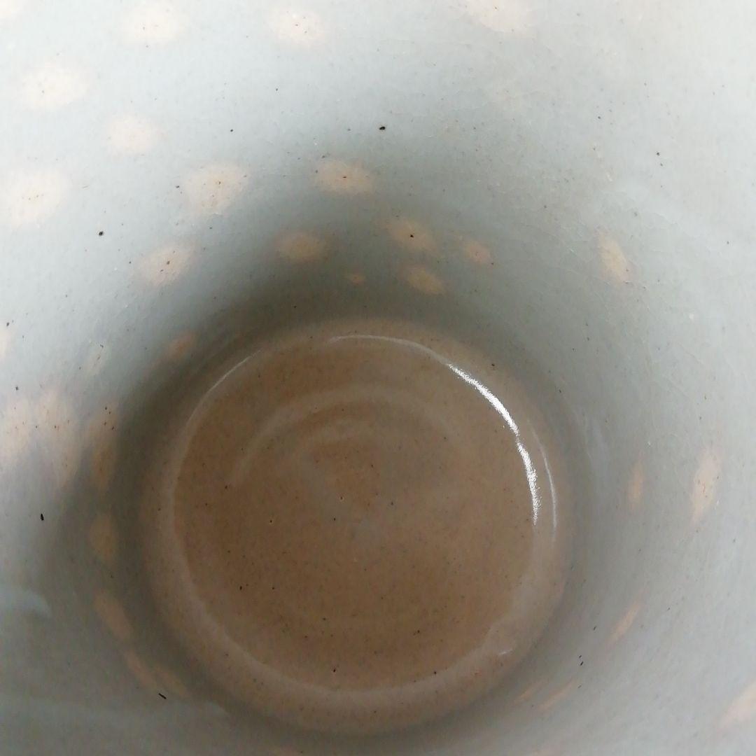 Ｗ１１９　水指　『乾山写　竹文』『平安　隆雲 造』　共箱　茶道具