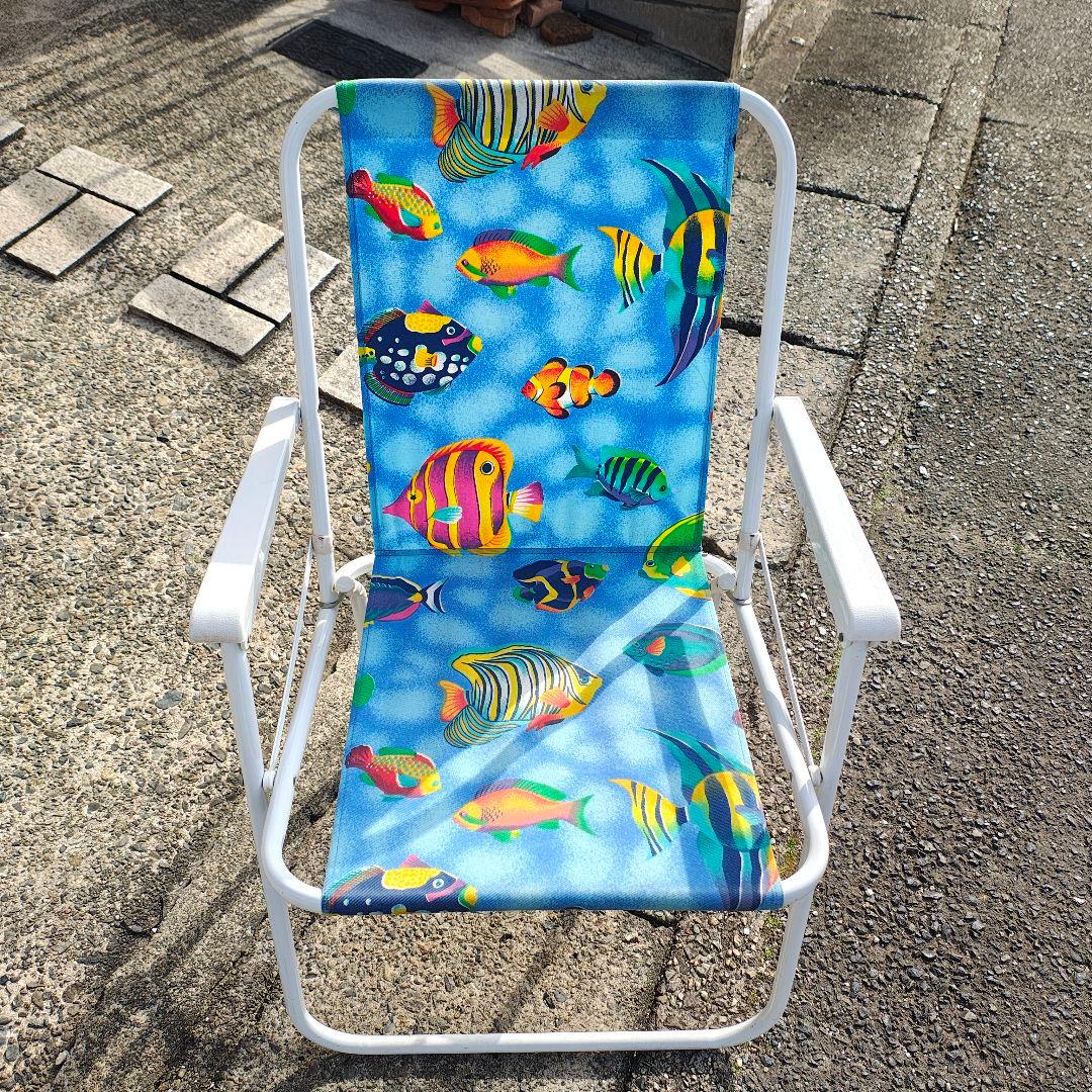 ※本日限定 24時まで※折りたたみ式アウトドアチェア 2脚セット 昭和レトロ