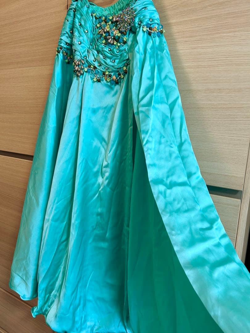 ベリーダンス　衣装　エジプト製　ミントグリーン