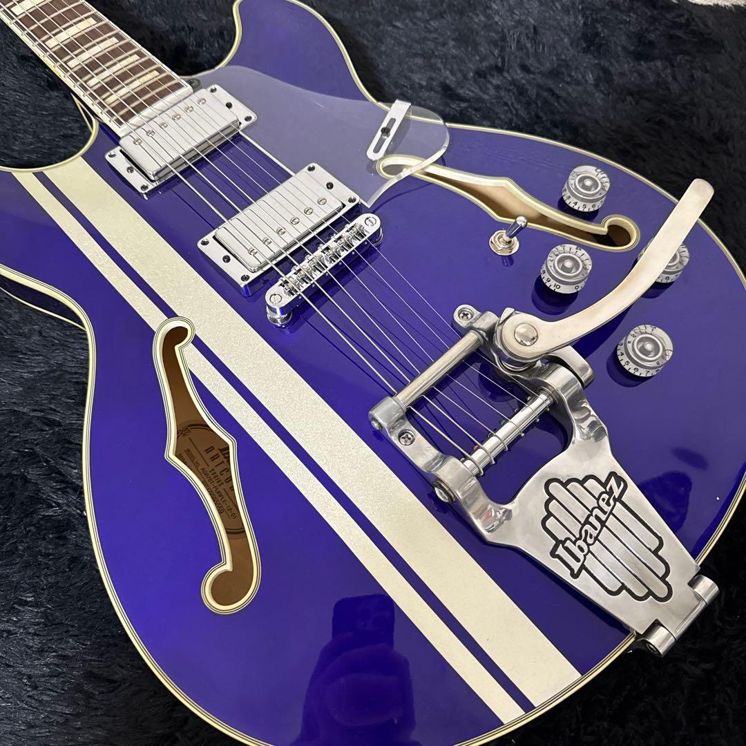 激レア banez ASR76T-PURPLE-12 セミアコ エレキギター