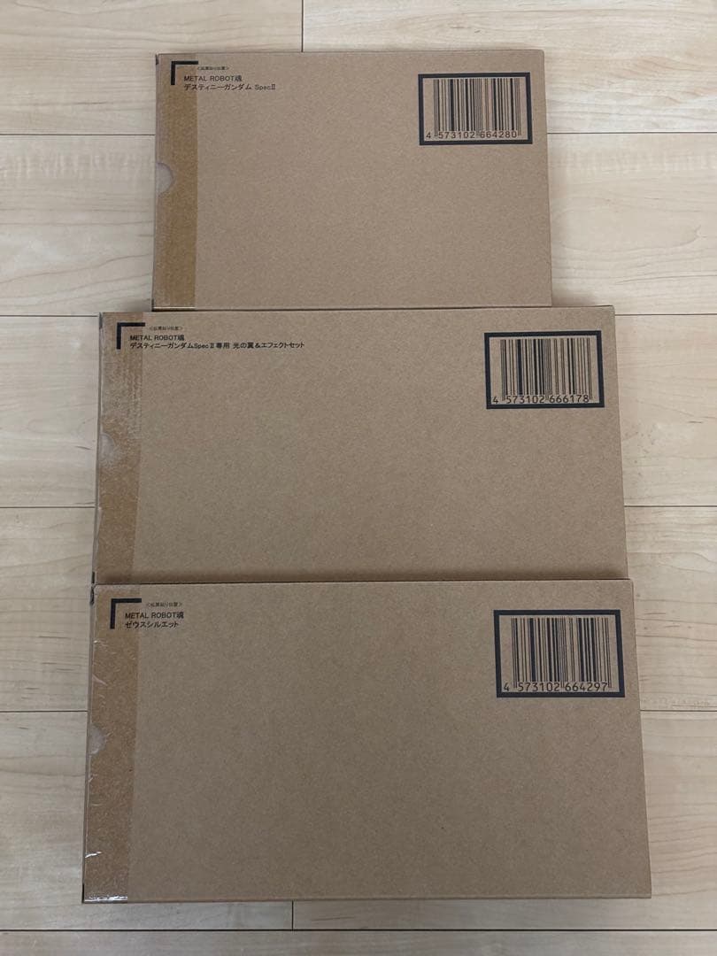 L ROBOT魂 デスティニーガンダム 光の翼 ゼウスシルエット【3点】