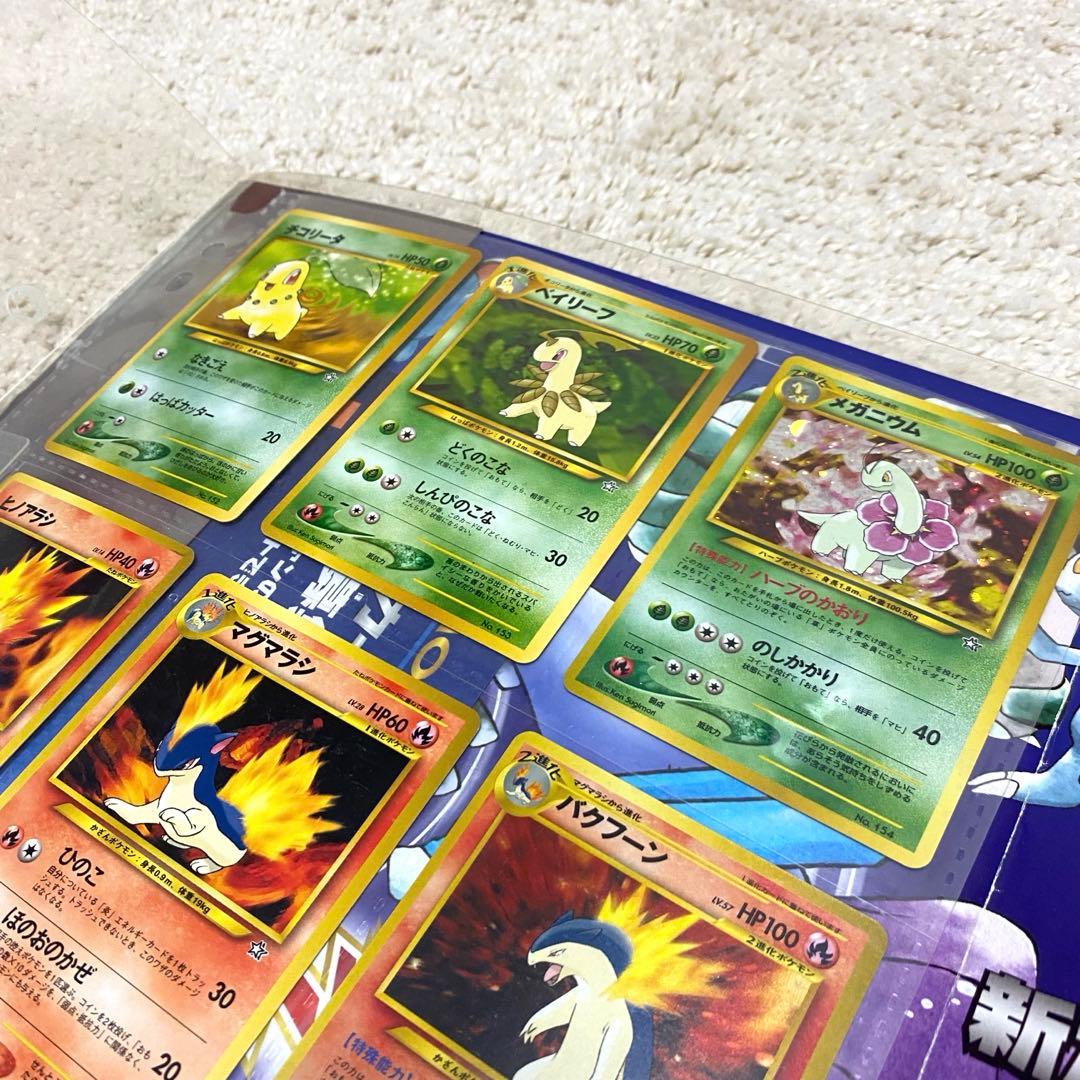 ポケモンカードneo ファイル 御三家9枚付 メガニウム キラ