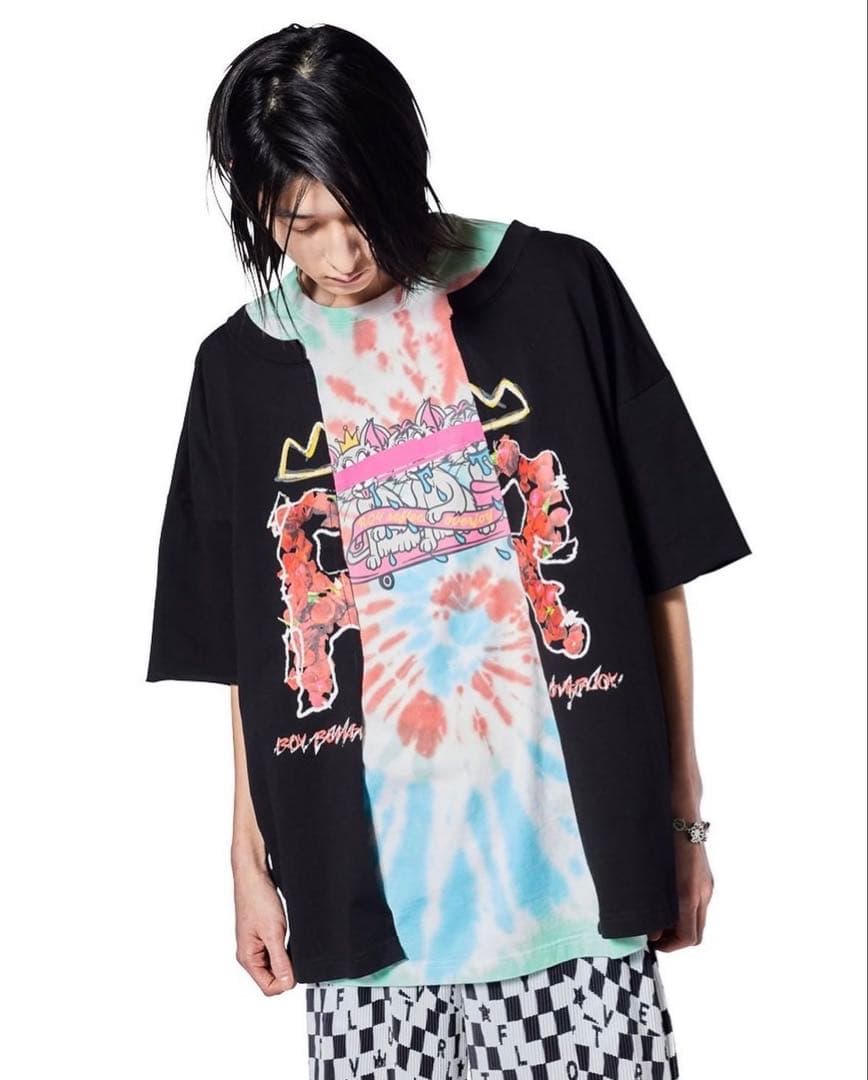 LiSA ROY reflect overjoy ドッキングリメイクTシャツ①