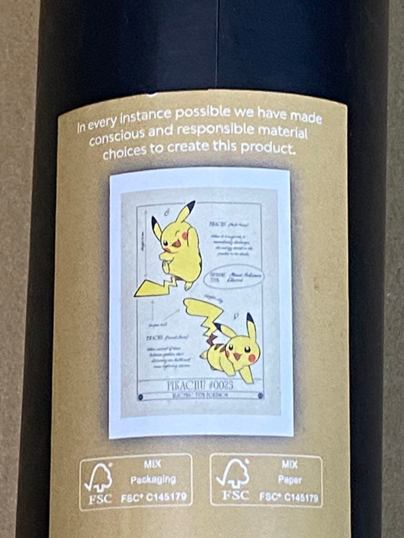 ポケモン ロンドン自然史博物館 ピカチュウA3 ポスター　B