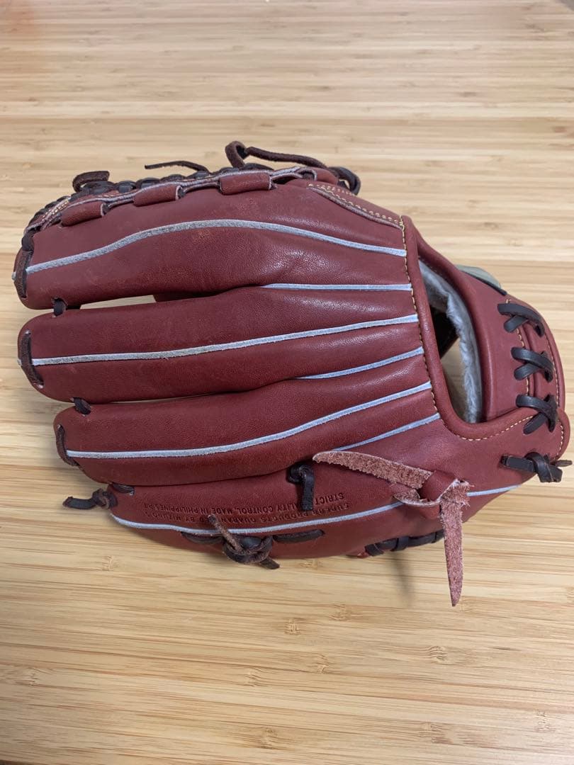 Mizuno Global Elite 硬式グローブ 赤