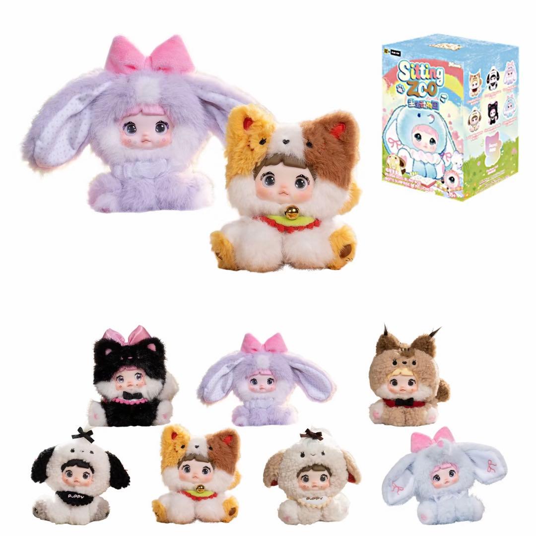 nommi 動物園 シリーズ ノミNommi 座って動物園　1BOX6体入り