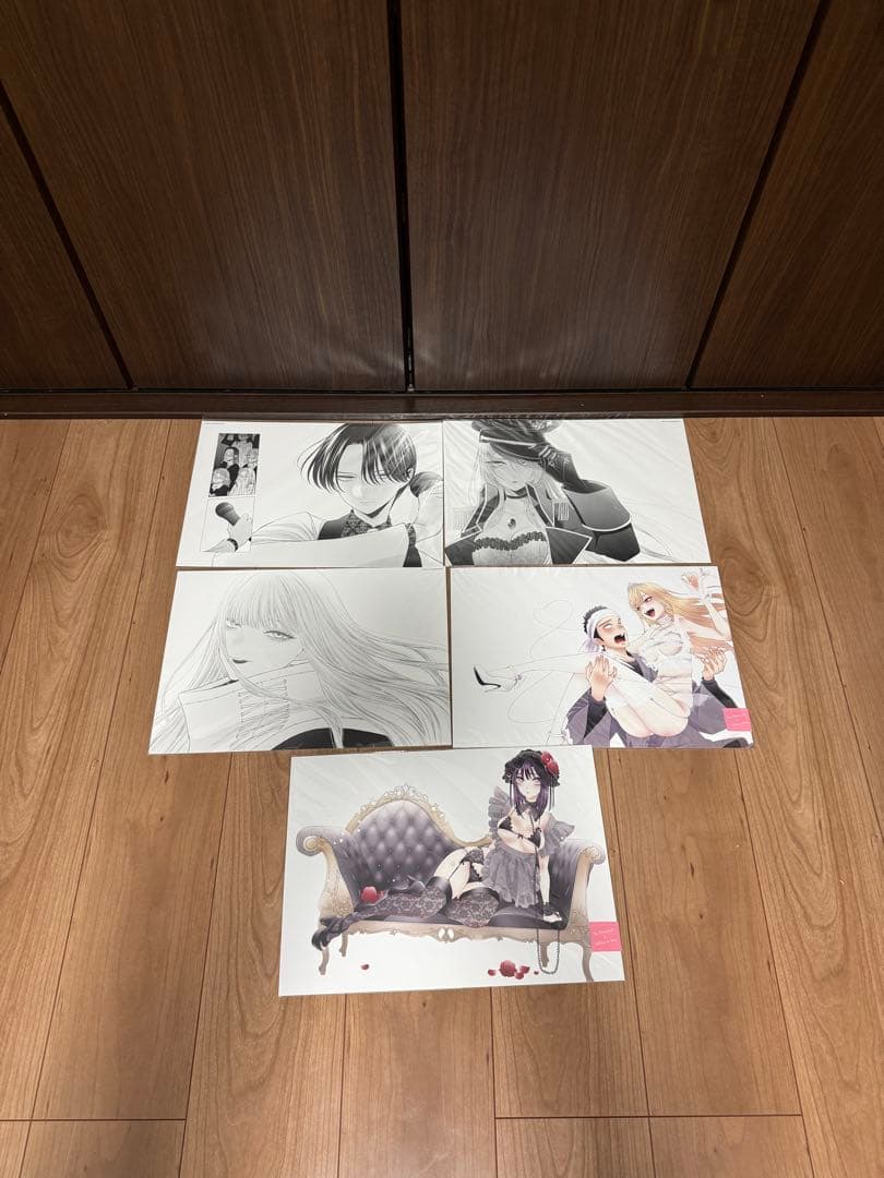 着せ恋展 複製原画 5点セット